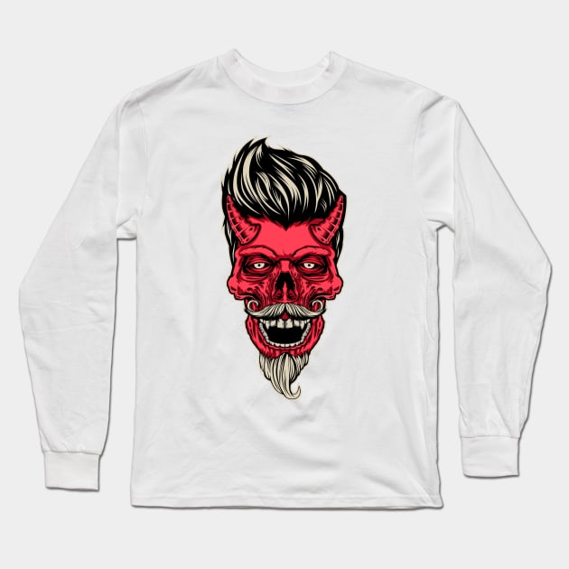 red devil Long Sleeve T-Shirt by cithu09